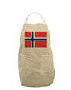 TooLoud Norwegian Flag Adult Apron-Bib Apron-TooLoud-Stone-One-Size-Davson Sales