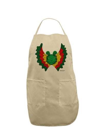 Dilophosaurus Design - Color Adult Apron by TooLoud-Bib Apron-TooLoud-Stone-One-Size-Davson Sales