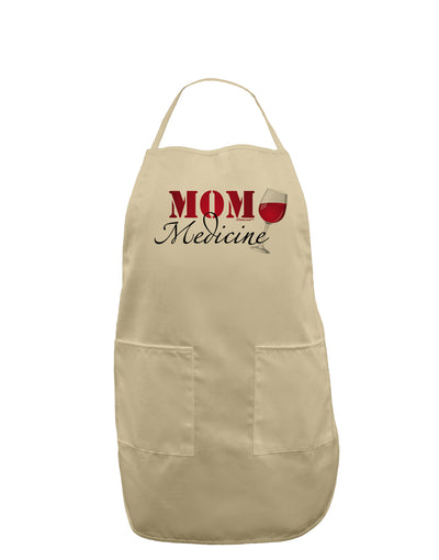 Mom Medicine Adult Apron-Bib Apron-TooLoud-Stone-One-Size-Davson Sales