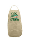 Kiss Me I'm Chirish Adult Apron by TooLoud-Bib Apron-TooLoud-Stone-One-Size-Davson Sales