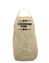 Christmas Joy BnW Adult Apron-Bib Apron-TooLoud-Stone-One-Size-Davson Sales