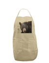 Staring Black Bear Adult Apron-Bib Apron-TooLoud-Stone-One-Size-Davson Sales