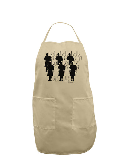 Eleven Pipers Piping Adult Apron-Bib Apron-TooLoud-Stone-One-Size-Davson Sales