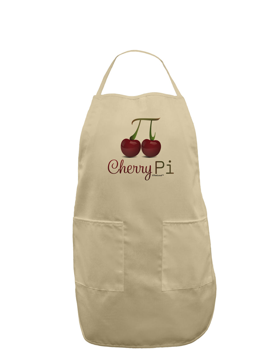 Cherry Pi Adult Apron-Bib Apron-TooLoud-White-One-Size-Davson Sales