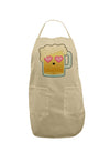 Cute Infatuated Beer Adult Apron by TooLoud-Bib Apron-TooLoud-Stone-One-Size-Davson Sales