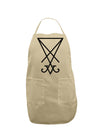 Sigil of Lucifer - Seal of Satan Adult Apron-Bib Apron-TooLoud-Stone-One-Size-Davson Sales