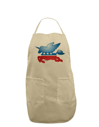 Unicorn Political Symbol Adult Apron-Bib Apron-TooLoud-Stone-One-Size-Davson Sales