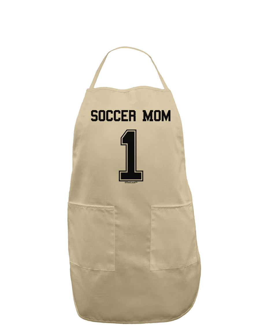 Soccer Mom Jersey Adult Apron-Bib Apron-TooLoud-White-One-Size-Davson Sales