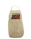 Colorado Mtn Sunset Cutout Adult Apron-Bib Apron-TooLoud-Stone-One-Size-Davson Sales