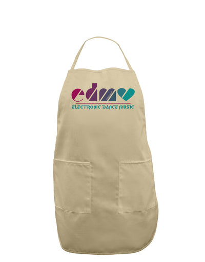 EDM Heart Adult Apron-Bib Apron-TooLoud-Stone-One-Size-Davson Sales