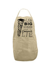 I Like Big Stacks -of books- Adult Apron-Bib Apron-TooLoud-Stone-One-Size-Davson Sales