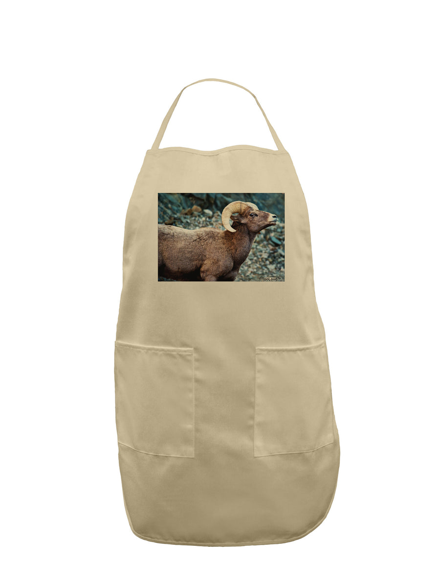 TooLoud Wide Eyed Big Horn Adult Apron-Bib Apron-TooLoud-White-One-Size-Davson Sales