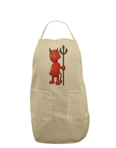 Cute Devil - Halloween Design Adult Apron-Bib Apron-TooLoud-Stone-One-Size-Davson Sales