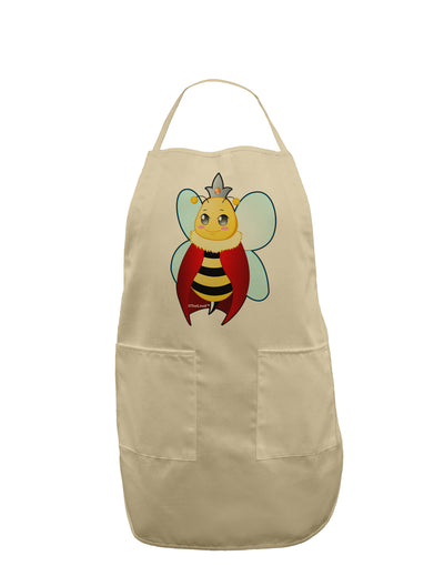 Queen Bee Mothers Day Adult Apron-Bib Apron-TooLoud-Stone-One-Size-Davson Sales