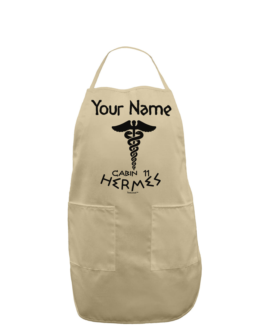 Personalized Cabin 11 Hermes Adult Apron by-Bib Apron-TooLoud-White-One-Size-Davson Sales