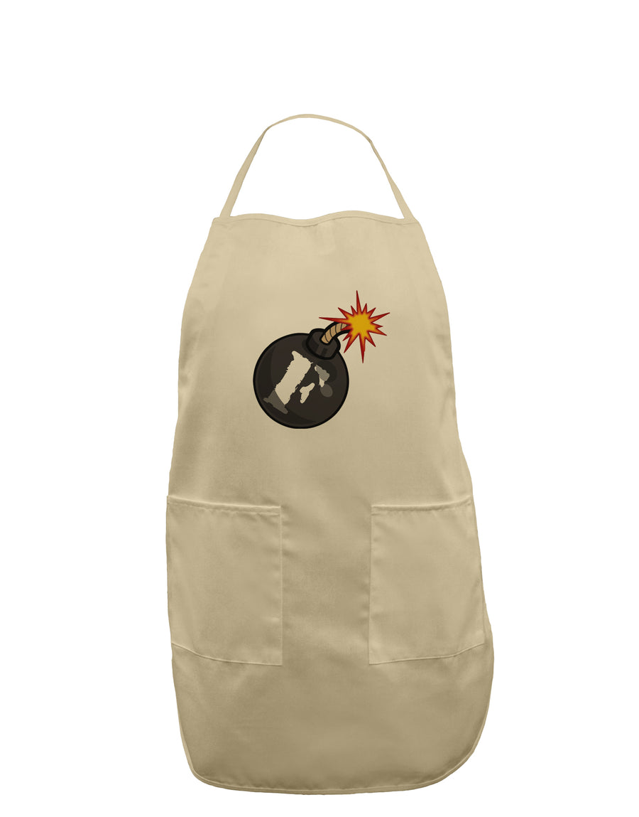 F-Bomb Funny Adult Apron by TooLoud-Bib Apron-TooLoud-White-One-Size-Davson Sales