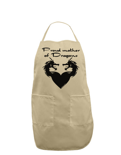 Proud Mother of Dragons Adult Apron-Bib Apron-TooLoud-Stone-One-Size-Davson Sales