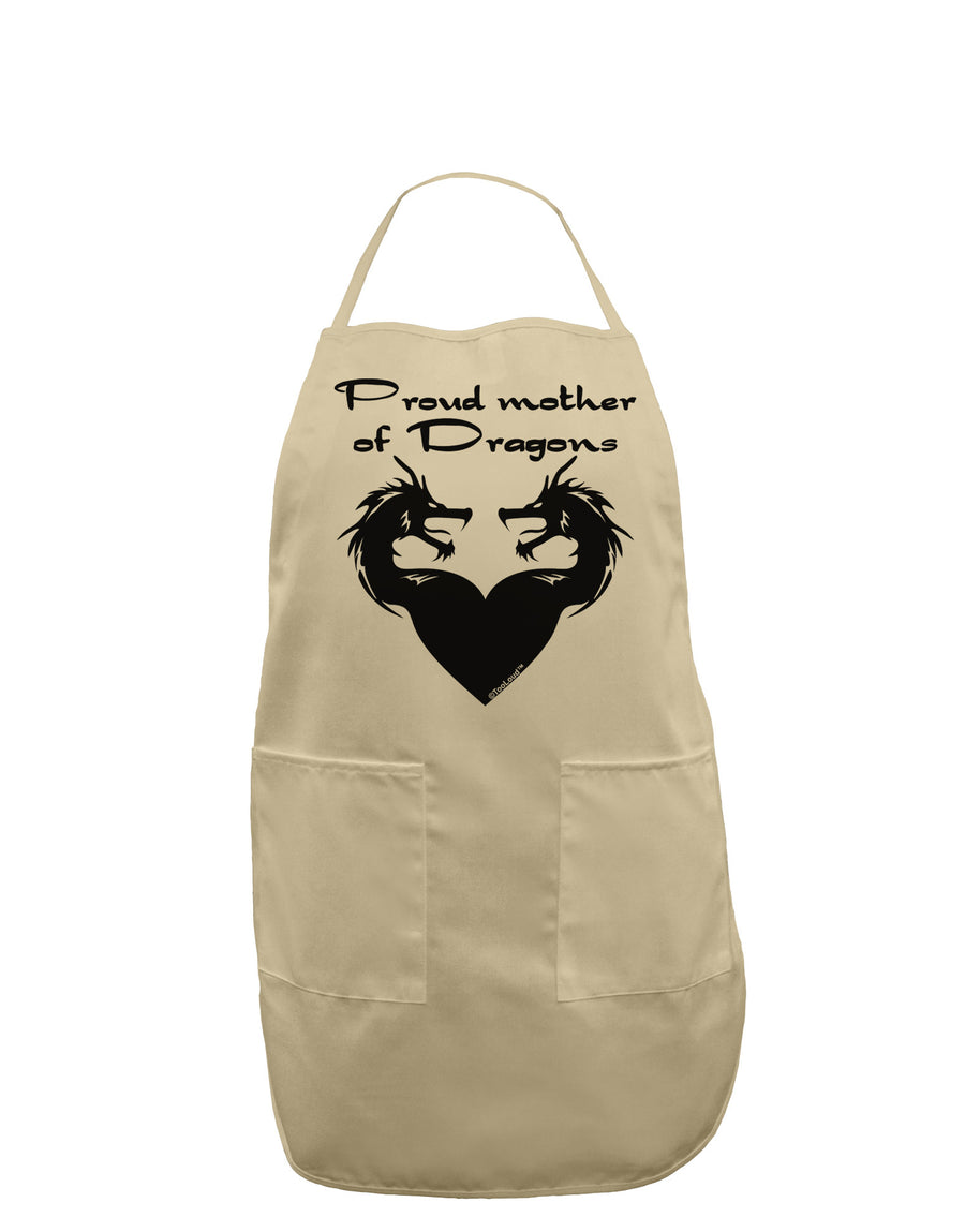 Proud Mother of Dragons Adult Apron-Bib Apron-TooLoud-White-One-Size-Davson Sales