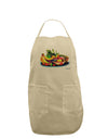 TooLoud Watercolor Fruit Bowl 3 Adult Apron-Bib Apron-TooLoud-Stone-One-Size-Davson Sales