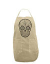 Color Your Own Dia de los Muertos Calavera Adult Apron-Bib Apron-TooLoud-Stone-One-Size-Davson Sales