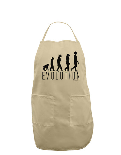 Evolution of Man Adult Apron by TooLoud-Bib Apron-TooLoud-Stone-One-Size-Davson Sales