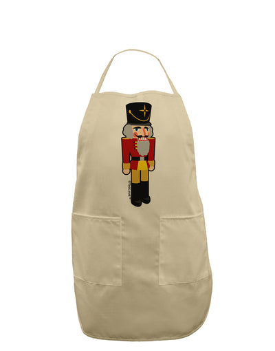 Festive Nutcracker - No Text Adult Apron by-Bib Apron-TooLoud-Stone-One-Size-Davson Sales