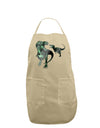 Jurassic Dinosaur Metallic - Silver Adult Apron by TooLoud-Bib Apron-TooLoud-Stone-One-Size-Davson Sales