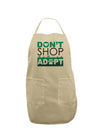 Don't Shop Adopt Adult Apron-Bib Apron-TooLoud-Stone-One-Size-Davson Sales