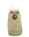 PLUR Rainbow Adult Apron-Bib Apron-TooLoud-Stone-One-Size-Davson Sales