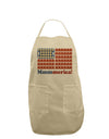 American Breakfast Flag - Bacon and Eggs - Mmmmerica Adult Apron-Bib Apron-TooLoud-Stone-One-Size-Davson Sales