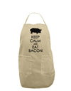 Keep Calm and Eat Bacon Adult Apron-Bib Apron-TooLoud-Stone-One-Size-Davson Sales