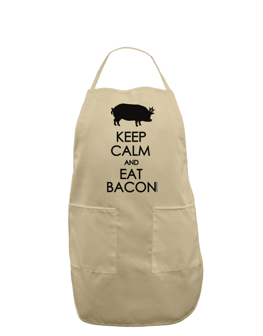 Keep Calm and Eat Bacon Adult Apron-Bib Apron-TooLoud-White-One-Size-Davson Sales