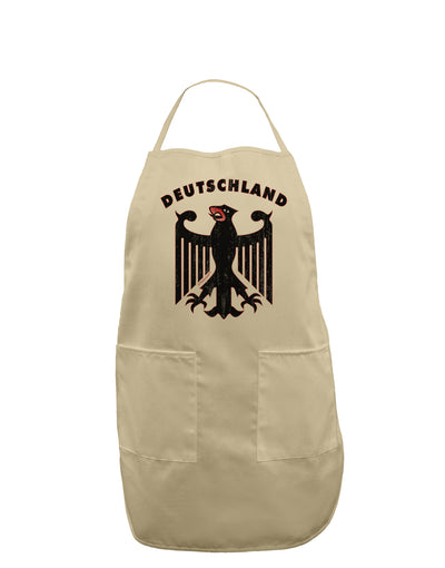 Bundeswehr Logo Deutschland Adult Apron-Bib Apron-TooLoud-Stone-One-Size-Davson Sales