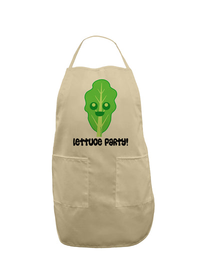 Cute Lettuce - Lettuce Party Adult Apron by TooLoud-Bib Apron-TooLoud-Stone-One-Size-Davson Sales