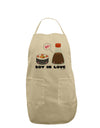 Cute Sushi and Soy Sauce - Soy In Love Adult Apron by TooLoud-Bib Apron-TooLoud-Stone-One-Size-Davson Sales