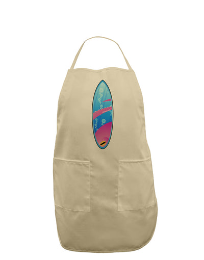 Octopus Surfboard Adult Apron by TooLoud-Bib Apron-TooLoud-Stone-One-Size-Davson Sales