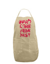 Hardcore Feminist - Pink Adult Apron-Bib Apron-TooLoud-Stone-One-Size-Davson Sales