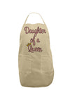 Daughter of a Queen - Matching Mom and Daughter Design Adult Apron by TooLoud-Bib Apron-TooLoud-Stone-One-Size-Davson Sales