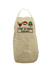 The X-mas Squad Text Adult Apron-Bib Apron-TooLoud-Stone-One-Size-Davson Sales