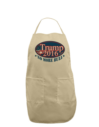 Trump No More Bull Adult Apron-Bib Apron-TooLoud-Stone-One-Size-Davson Sales