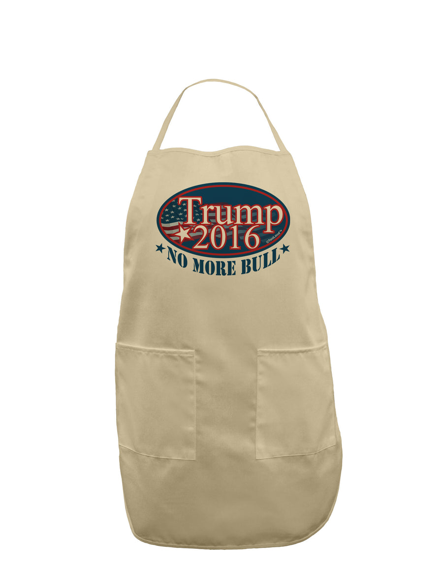 Trump No More Bull Adult Apron-Bib Apron-TooLoud-White-One-Size-Davson Sales