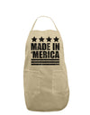 Made in Merica - Stars and Stripes Design Adult Apron-Bib Apron-TooLoud-Stone-One-Size-Davson Sales