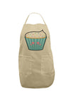 Cute Cupcake with Sprinkles - Heart Eyes Adult Apron by TooLoud-Bib Apron-TooLoud-Stone-One-Size-Davson Sales