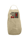 TooLoud You Turn Me On Switch Adult Apron-Bib Apron-TooLoud-Stone-One-Size-Davson Sales