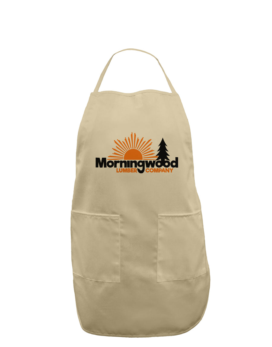 Morningwood Company Funny Adult Apron by TooLoud-Bib Apron-TooLoud-White-One-Size-Davson Sales