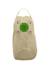 Clover and Crossbones Adult Apron by TooLoud-Bib Apron-TooLoud-Stone-One-Size-Davson Sales