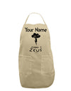 Personalized Cabin 1 Zeus Adult Apron by-Bib Apron-TooLoud-Stone-One-Size-Davson Sales