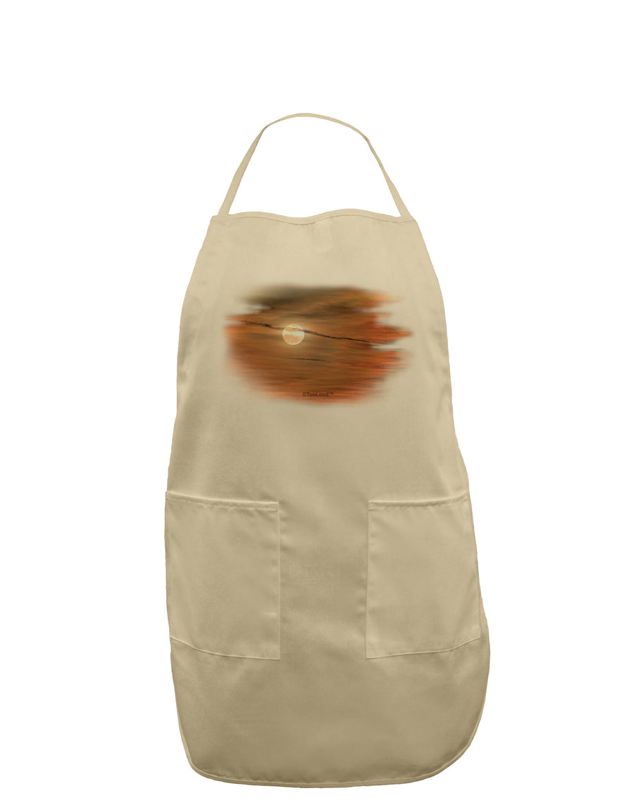 Hazy Moon Adult Apron-Bib Apron-TooLoud-White-One-Size-Davson Sales