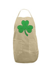 Shamrock Vector Design Adult Apron by TooLoud-Bib Apron-TooLoud-Stone-One-Size-Davson Sales