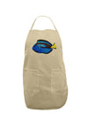 Blue Tang Fish Adult Apron-Bib Apron-TooLoud-Stone-One-Size-Davson Sales